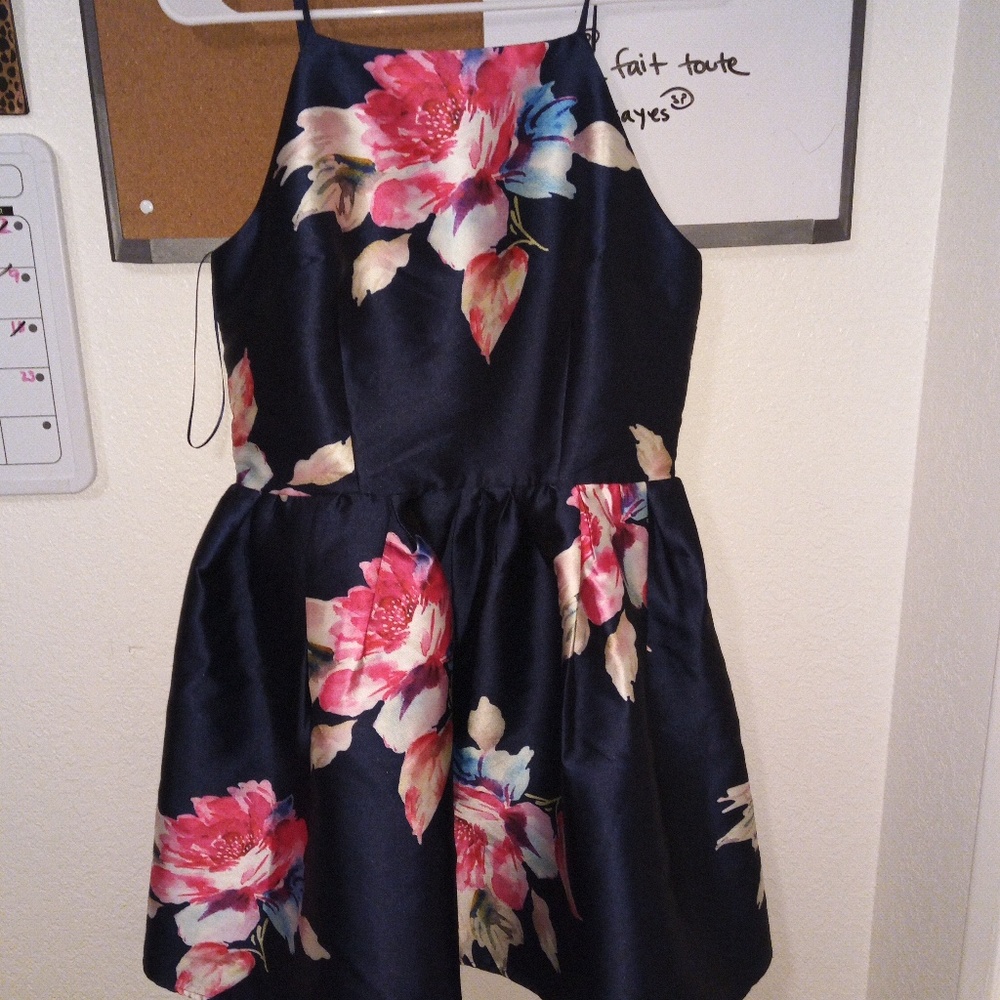 Floral print dress